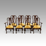 George I style set of 8 dining chairs