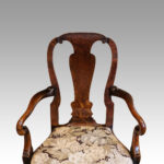 George I style walnut armchair - Image 10