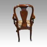 George I style walnut armchair - Image 4
