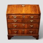 George II walnut bureau
