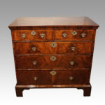 George I walnut chest