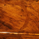 George I walnut chest - Image 5