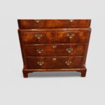 George I walnut chest on chest - Image 2