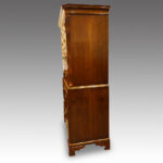George II walnut chest on chest - Image 4