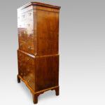 18thc. walnut chest on chest - Image 6