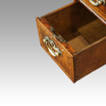 George I walnut kneehole - Image 10