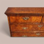 George II burr elm chest - Image 6