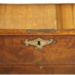 George II burr elm chest - Image 3