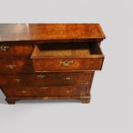 George II burr elm chest - Image 2