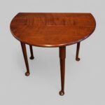 George II mahogany pad foot table - Image 5