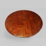 George II mahogany pad foot table - Image 7