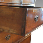 George II oak chest on stand - Image 4