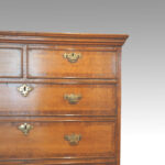 George II oak chest on stand - Image 3