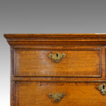 George II oak chest on stand - Image 10