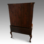 George II oak chest on stand - Image 9