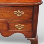 George II red walnut lowboy - Image 7