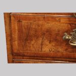 George II walnut tallboy with sunburst - Image 12