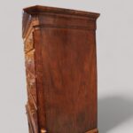 George II walnut tallboy with sunburst - Image 9