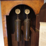 George III walnut longcase clock Bentley London - Image 20