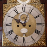 George III walnut longcase clock by Bentley London - Image 3