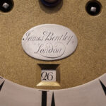 George III walnut longcase clock Bentley London - Image 10