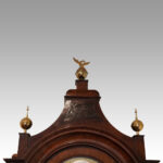 George III walnut longcase clock Bentley London - Image 9
