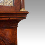 George III walnut longcase clock Bentley London - Image 8