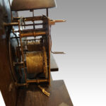 George III walnut longcase clock Bentley London - Image 5