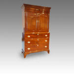 George III Channel Islands linen press