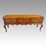 George III cabriole leg dresser base