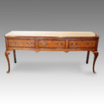George III cabriole leg dresser - Image 2
