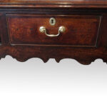 George III country oak dresser base - Image 4