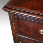 George III country oak dresser base - Image 7
