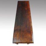George III country oak dresser base - Image 3