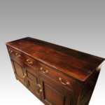 George III cupboard dresser base - Image 9