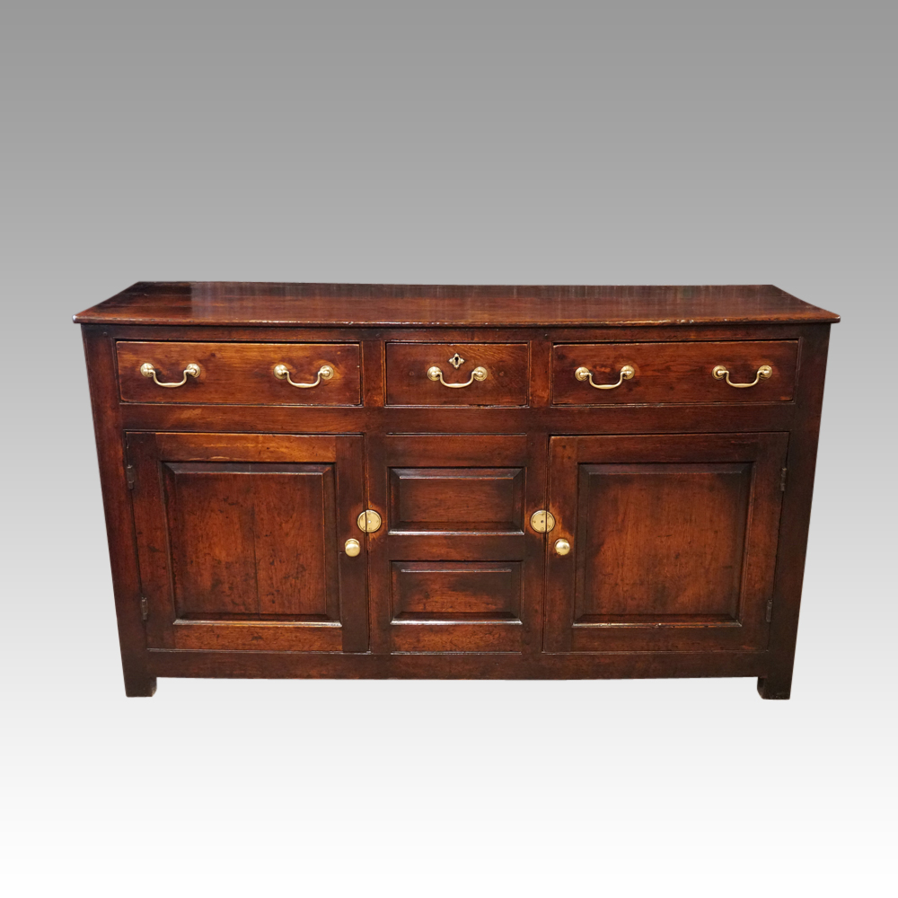 George-III-cupboard-dresser-base.jpg George III cupboard dresser base - Image 1