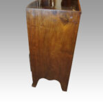 George III inlaid bow front chest - Image 6