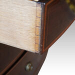 George III inlaid bow front chest - Image 3