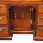 George III inlaid kneehole - Image 11