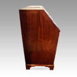 George III inlaid mahogany bureau - Image 11