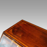 George III inlaid mahogany bureau - Image 5