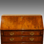 George III inlaid walnut bureau NOW SOLD - Image 2