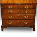 George III inlaid walnut bureau NOW SOLD - Image 3