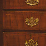 George III inlaid walnut bureau NOW SOLD - Image 4