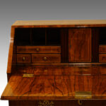 George III inlaid walnut bureau NOW SOLD - Image 7