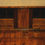 George III inlaid walnut bureau NOW SOLD - Image 8