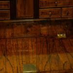 George III inlaid walnut bureau NOW SOLD - Image 9