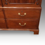 George III mahogany cupboard press - Image 6