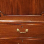 George III mahogany cupboard press - Image 5