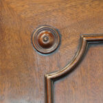 George III mahogany cupboard press - Image 4